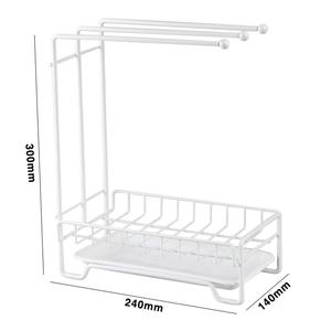 ราวแขวนผ้าเช็ดตัวแบบติดผนังชั้นเดียว ทำจากโลหะผสมสังกะสี ทันสมัย สำหรับจัดเก็บของในห้องน้ำ - Product Image 4