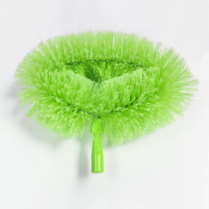 耐久性のある天井ファンダスター伸縮ポールハード毛ロングハンドルクモの巣ダスタークモの巣ブラシクリーニングブラシプラスチック - Product Image 3