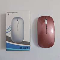 2026 New in Stock Dual Mode Wireless Mouse 2.4GHz/BT Rechargeable Silent Ultra-thin Ergonomic Mice for Laptop Mac Use