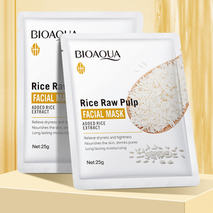 มาส์กหน้าบำรุงผิวขาวใส BIOAQUA Private Label สารสกัดจากข้าว - Product Image 1