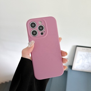 Funda de Silicona Líquida de Lujo con Logotipo Sublimado para <span class=keywords><strong>iPhone</strong></span> 16 15 14 <span class=keywords><strong>13</strong></span> 11, <span class=keywords><strong>Accesorios</strong></span> para Móviles, Fundas Pro Max, Venta al Por Mayor - Product Image 3