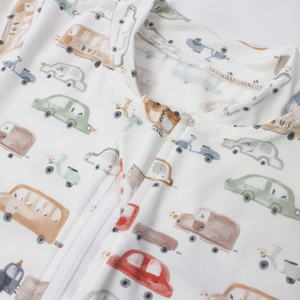 Combinaison <span class=keywords><strong>longue</strong></span> en bambou LionBear avec fermeture éclair, barboteuse à manches longues pour bébés garçons et filles, adaptée au printemps et à l'été - Product Image 6