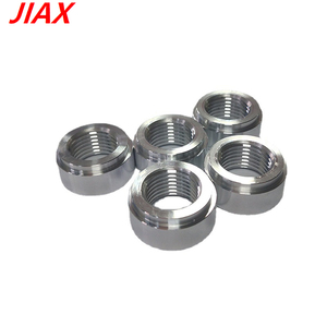Raccord de soudure en aluminium multi-spécifications 1/8 1/4 3/8 1/2 3/4 NPT M16 M18 avec écrou femelle pour la modification de la distribution de carburant, d'huile, de gaz et d'eau - Product Image 1