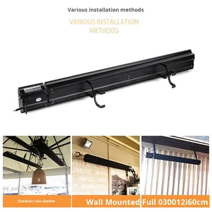 Nhà xa hồng ngoại Graphene nóng trần gắn văn phòng hộ gia đình ngoài trời rạng rỡ Bảng điều khiển vỏ kim loại ứng dụng điều khiển từ xa - Product Image 2