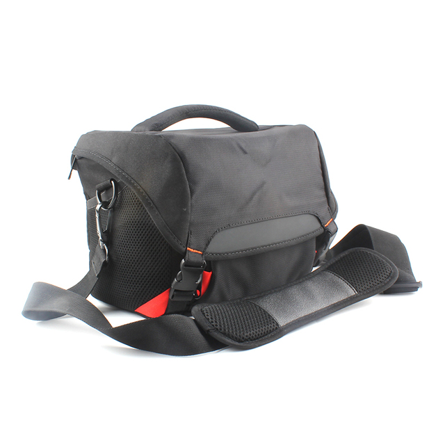 Waterproof Camera Shoulder Bag with Adjustable Dividers, Shockproof Camera Crossbody Bag for DSLR Mirrorless Cameras and Lenses