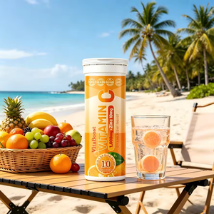 Tabletas Efervescentes <span class=keywords><strong>de</strong></span> <span class=keywords><strong>Vitamina</strong></span> C 1000mg, Alta Absorción, Refuerzo Inmunológico, Sabor Naranja, 10 Tubos - Product Image 3