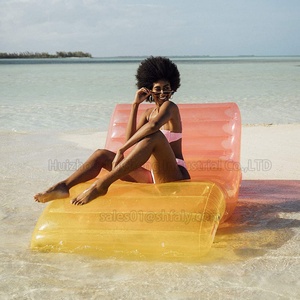 <b>Large</b> <b>Inflatable</b> Luxury Clear Chaise Lounger <b>Pool</b> Float,<b>Inflatable</b> Water Sofa <b>Inflatable</b> Ride-ons - Product Image 4