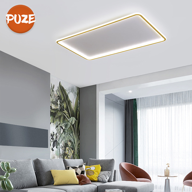 New Design Modern Interior Building Barbershop Office Pop 108 Watt High Brightness Square Led Ceiling Light · image 2
