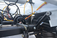 T30-30 ruang rem ganda panjang ulir batang dorong 255mm benang Inlet udara 3/8 "-18 NPTF