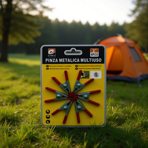 Pinza Metalica Multiuso 6Pcs Tent Clip Set For Outdoor Camping Gear - Product Image 3