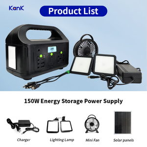 Estación de Energía Portátil de 150W con Batería de Plomo-Ácido para Almacenamiento de Energía en Exteriores, con Paneles Solares - Product Image 4