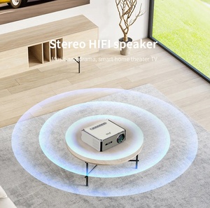 Proyector de 800 ANSI Lúmenes con Descuento de Fábrica, Alta Luminosidad, 1920x1080P, Enfoque Automático, Keystone, WiFi, BT, para Cine en Casa, Uso Diurno - Product Image 6