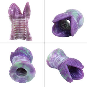 All'ingrosso a forma di fiore pene maschile Stroker in Silicone cazzo ingrandire manica Mini masturbatore tazza per gli uomini cavo anale plug Sex Toys - Product Image 3