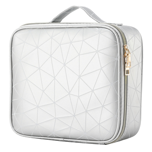 Waterproof PU Leather Beauty Storage <b>Case</b> Multifunctional Travel Cosmetic Bag Customizable Compartments for <b>Makeup</b> Tools - Product Image 1