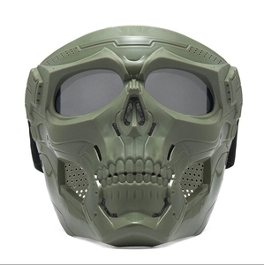 BAOBAO Occhiali Protettivi da <span class=keywords><strong>Moto</strong></span> Scheletro Maschera Integrale <span class=keywords><strong>Teschio</strong></span> Occhiali da Motociclista Casco in Plastica ABS per Copertura Completa Bici - Product Image 2
