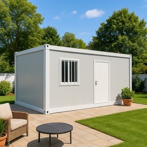 Oficina Prefabricada de Acero de Lujo en Contenedor de 20 pies, Casa Modular Compacta con Construcción de Panel Sándwich - Product Image 6