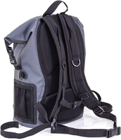 Sac à dos de moto imperméable pour hommes, grand sac à dos de voyage à fermeture roll-top pour activités de plein air, camping