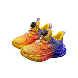Automne 2025 garçons sport <span class=keywords><strong>basket</strong></span>-ball chaussures de course maille supérieure PVC semelle extérieure semelle souple polyvalent jeunesse décontracté à lacets à la mode - Product Image 5