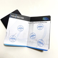 Brochure de Offre Spéciale personnalisée pour les membres corporatifs Estampage à chaud du matériel de couverture d'impression de passeport Différents styles en option