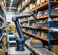 Lengan Robot Cobot 6-Axis Kolaboratif dengan Gripper Kamera dan Komponen Inti