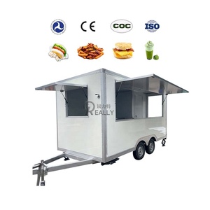 Camión de comida estándar americano y europeo, remolque, quiosco de aperitivos para perros calientes, carrito de comida rentable de 4 ruedas con inodoro a la <span class=keywords><strong>venta</strong></span> - Product Image 3