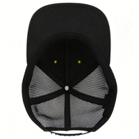 Casquette de camionneur personnalisée à 6 panneaux, style Otto, texture imitation bois, broderie de logo personnalisée de haute qualité, casquette structurée en maille