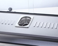 Offre Spéciale grand buffet électrique en acier inoxydable présentoir de nourriture chauffe-tarte vitrine adapté à l'hôtel