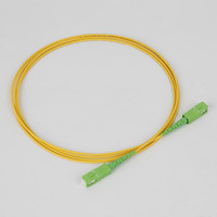 Connecteur SC/APC câble à fibre optique en PVC Simplex monomode 2.0mm 9 /125 SM SX cordon de raccordement à fibre optique SC à SC