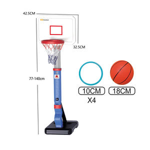 Jacko Toys, panier de basket-ball réglable pour l'extérieur, avec logo personnalisé, ensemble de jouets, vente chaude, jouets de sport en plastique pour enfants - Product Image 3