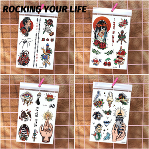 Tatuaggi Temporanei Rocking Your <span class=keywords><strong>Life</strong></span> per Body Art, Adesivi Rimovibili per Tatuaggi a Mezzo Braccio - Product Image 4