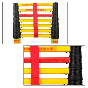 Tragbare leichte isolierte Teleskop-Glasfaser-Trittleiter für die Elektro technik - Product Image 3
