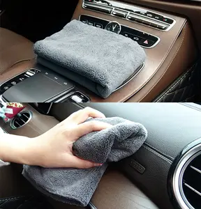 High Quality Edgeless Microfiber Cleaning Cloth Car Care Towel Manufacturer Microfiber Towel Car Drying
