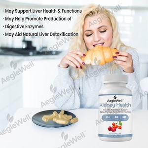 AegleWell Label pribadi alami pembersih ginjal kapsul suplemen kesehatan untuk pembersihan ginjal urin Detox dan perbaikan - Product Image 4