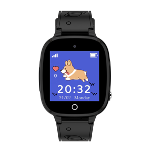 Montre connectée carrée TFT Android Q18 pour enfants avec alarme, bracelet en plastique et caoutchouc – Économique, durable, haute qualité pour garçons et filles, autonomie de 4 jours - Product Image 1