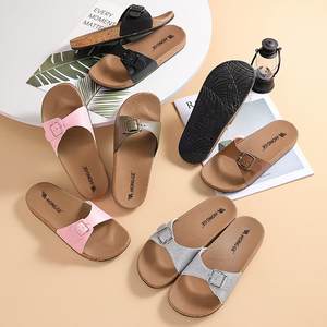 รองเท้าแตะผู้หญิงรองเท้าแตะแบบสวมสำหรับฤดูร้อนรองเท้าแตะแบบสวมสำหรับสตรี babouche Femme moins - Product Image 1