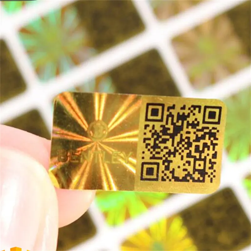 Étiquette Laser holographique 3D, autocollants de sécurité, étiquette holographique personnalisée