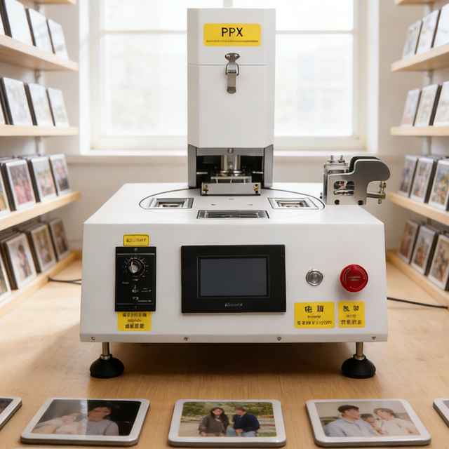 Best Price DIY Fridge Magnet Making Machine Factory Direct Semi-Automatic Equipment PPX Pneumatic Magnetic Photo Frame Machine