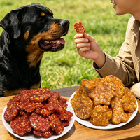 Friandises pour chiens BRCGS aux nuggets de poulet, canard et riz, fabrication OEM, snacks pour animaux de compagnie, commande en gros, prix d'usine