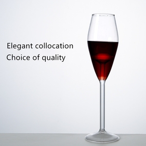 Vintage <strong>Luxury</strong> Transparent Frost Glass Goblet Fancy Valentine Red Wine Cocktail Cup for <strong>Champagne</strong> <strong>Flutes</strong> for Restaurant Bar - Product Image 2