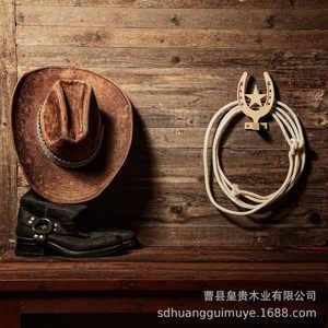 Wooden Hat Rack Solid Wood Wall Mounted Hat Hanger Multi Purpose <b>Storage</b> Display Rack For Caps And Hats Durable Design - Product Image 3