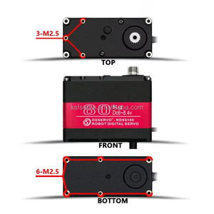 Dsservo RDS5180 Versión Mejorada, Servomotor de Alto Torque de 80 kg con Soportes para Robótica, Derrapes, Coches RC, Piezas de Barcos RC - Product Image 5