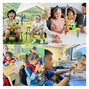 Handmade Đơn Giản Graffiti Robot Trẻ Em Gốc Khoa Học Thí Nghiệm Kit Gốc Đồ Chơi Cho Trẻ Em - Product Image 6