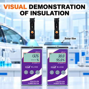 Compteur de puissance UV Linshang LS123 pour film de fenêtre automobile, test d'intensité et de rejet ultraviolet 260-380 nm - Product Image 6
