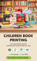 Service d'impression personnalisé de livres cartonnés éducatifs pour enfants, impression de livres cartonnés pour enfants OEM, encre non toxique pour bébés