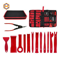 Outils de réparation audio automobile 19 pièces 38 pièces 39 pièces 40 pièces Kit d'outils de démontage de garnitures et de clips automobiles