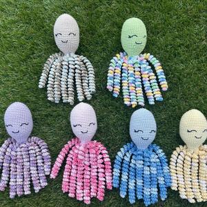Oferta Especial: Muñeco de <span class=keywords><strong>Pulpo</strong></span> Amigurumi Tejido a Mano 100% <span class=keywords><strong>para</strong></span> Bebés, Juguete de Peluche de <span class=keywords><strong>Pulpo</strong></span> Amigurumi, Regalos <span class=keywords><strong>para</strong></span> Bebés - Product Image 1