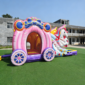 Castillo Inflable de Spider-Man de Buena Calidad con Tobogán, Uso Comercial, Material de PVC, Fácil de Instalar - Product Image 1