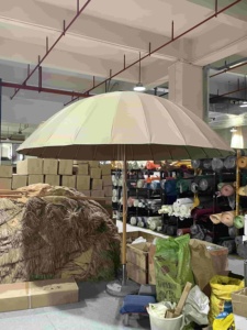 Paraguas de arco de <span class=keywords><strong>playa</strong></span> al aire libre moderno personalizable seta borla protección solar patio Centro Pilar paraguas hoteles hospitales - Product Image 4