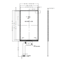 Écran LCD TFT 7 pouces 800*1280, interface MIPI, couleur intégrale, 400 nits, circuit intégré de pilote JD9365DA, module LCD TFT, écran LCD IPS 7 pouces
