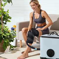 Bottes de massage pour les jambes Beoka à compression d'air froid, massage des jambes, glace et eau, 1-10 ℃   Bottes de compression pour jambes entières